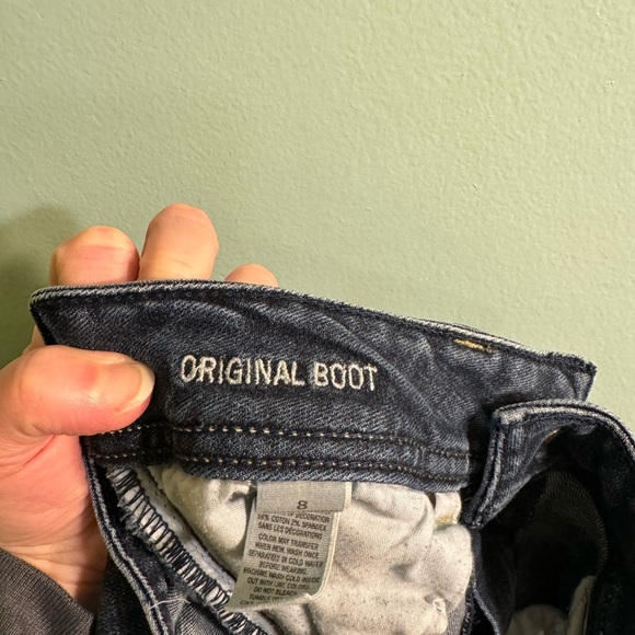 American Eagle, original boot jeans size 8 - Picture 3 of 5